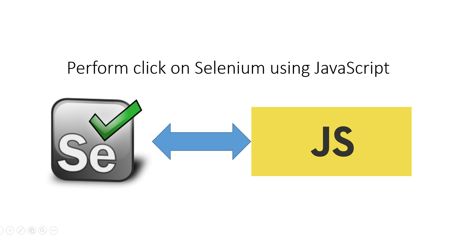 Click in Selenium webdriver using JavaScript