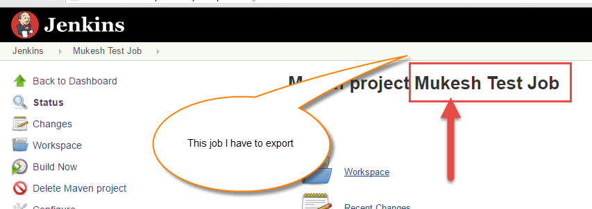 Import and export jobs in Jenkins