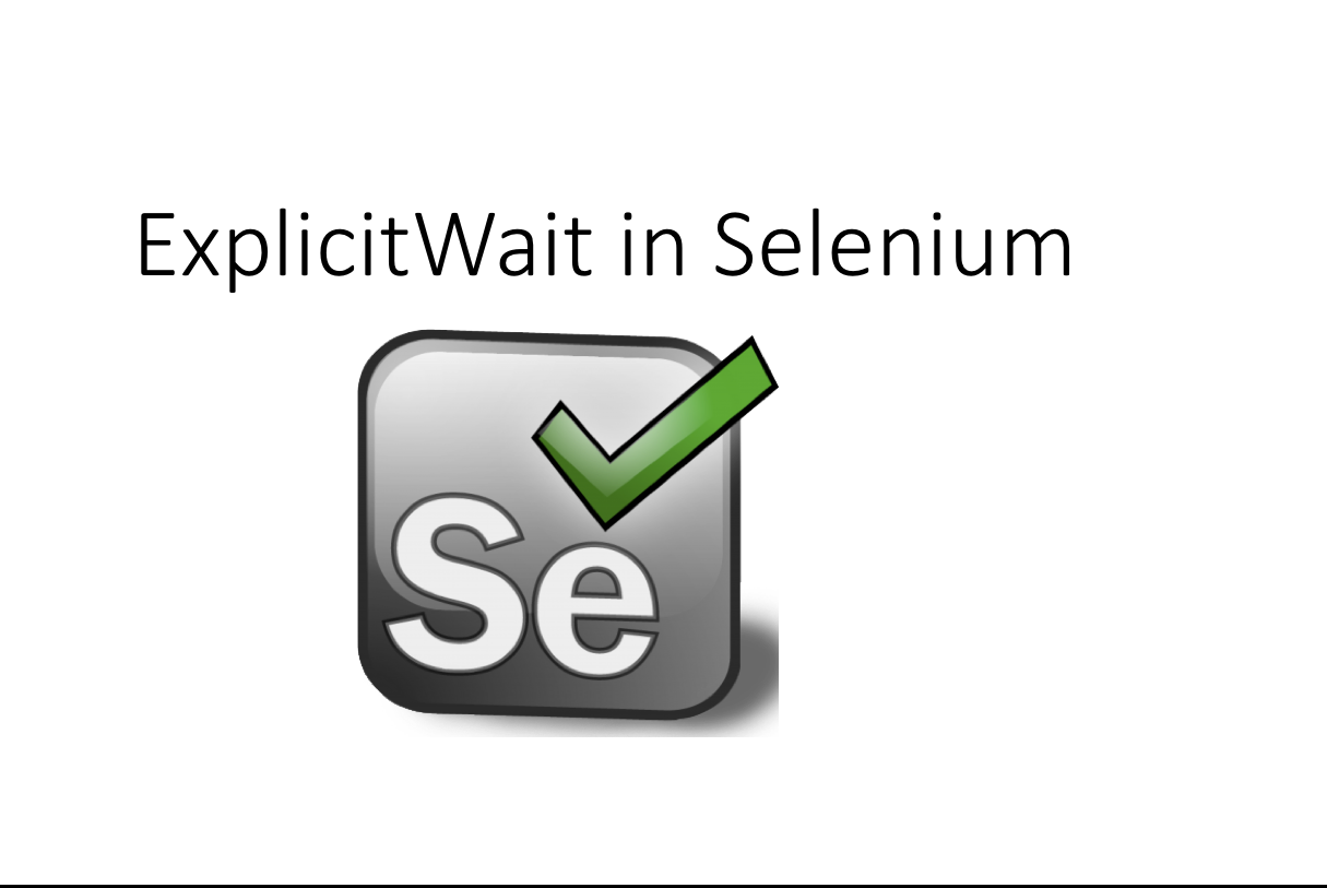Explicit wait in selenium webdriver