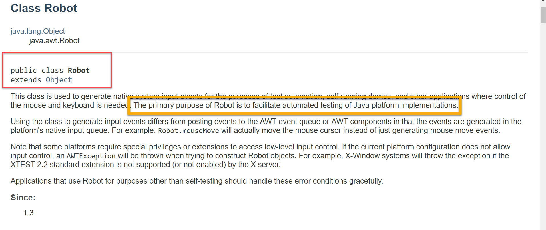 Robot Class in Selenium