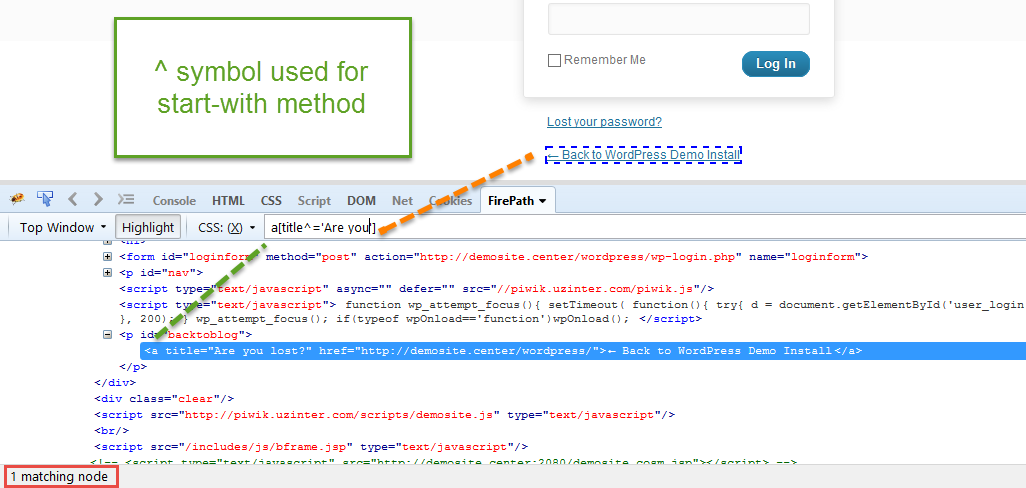 CSS Start-with method