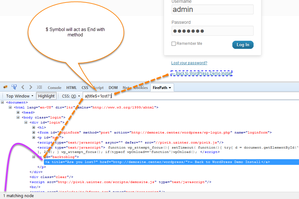 CSS Selector in Selenium