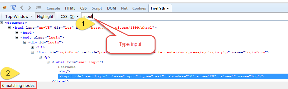 get login using attribute