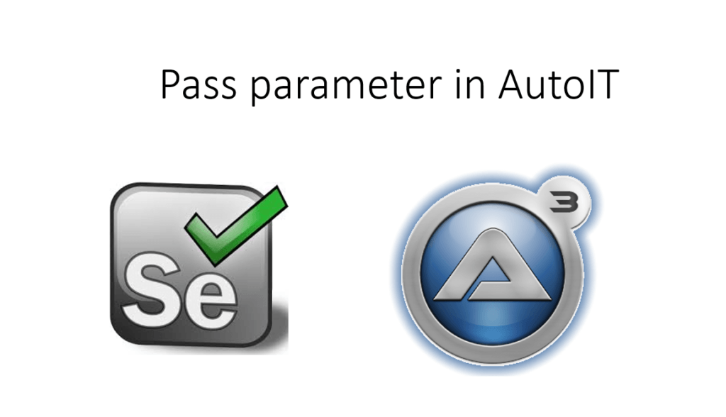 pass parameters to AutoIT script